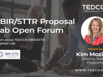 TEDCO's SBIR/STTR Proposal Lab Open Forum