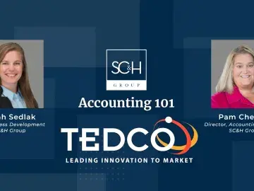 Accounting 101 Presented by TEDCO and SC&H