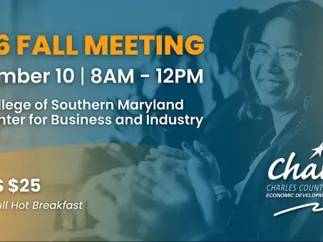 Charles County Economic Development Department's 2026 Fall Meeting